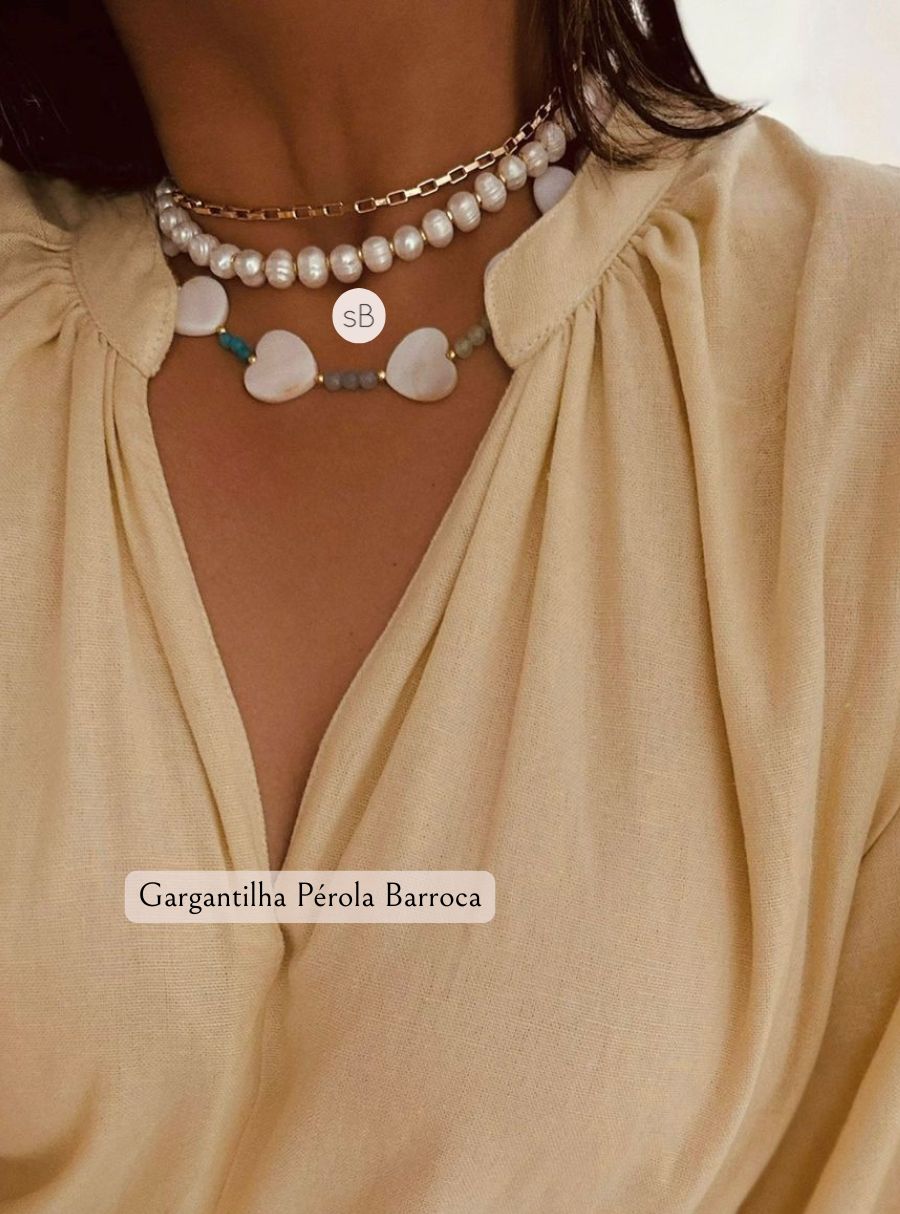 Mix Colares ( Choker Correntaria Cartier )