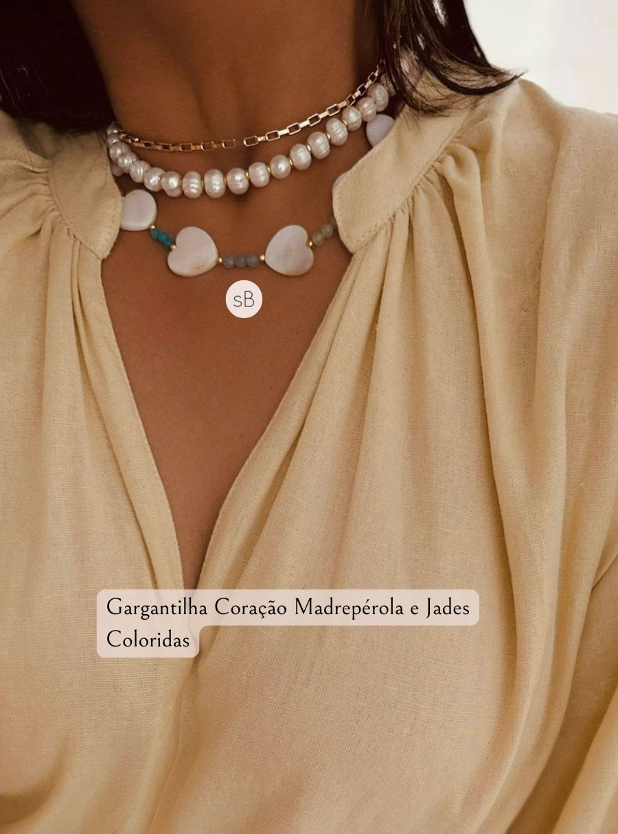 Mix Colares ( Choker Correntaria Cartier )