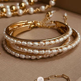 Bracelete Pérola Barroca Arroz