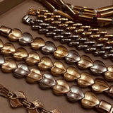 Pulseira Corações Mix Banhos