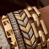 Mix Pulseiras (Bracelete Articulado Spikes)