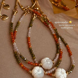 Pulseira Flor em Madrepérola com Micro Zircônia