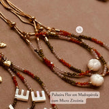 Pulseira Flor em Madrepérola com Micro Zircônia
