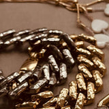 Pulseira Elo Quadrado Orgânico